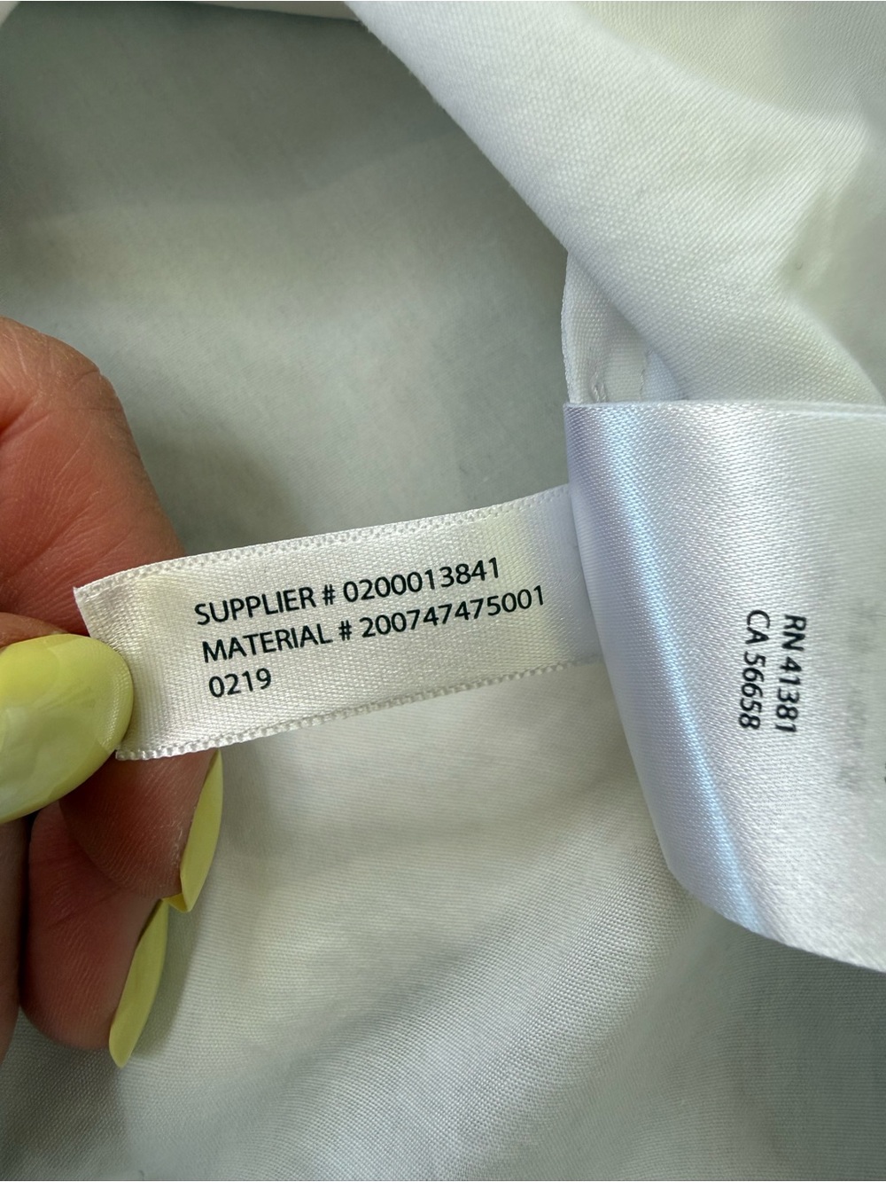 Lauren Ralph Lauren White Tie Front Blouse Large Cotton Poplin Button Up - Picture 12 of 13